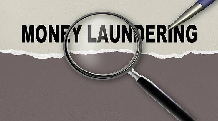 Courtroom scene representing money laundering case law